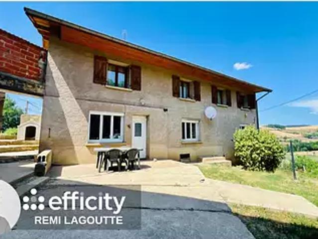 Sainte Colombe sur Gand 42540 Achat / Vente maison 7 pièces t7 terrasse