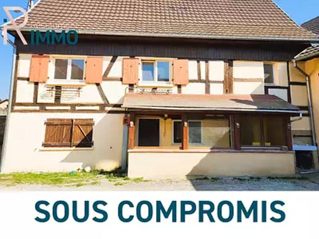 Sainte Croix en Plaine 68127 Achat / Vente maison 6 pièces t6 parking