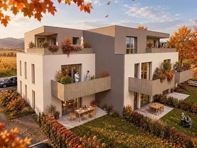 Sainte Croix en Plaine 68127 Achat / Vente appartement neuf 2 pièces t2