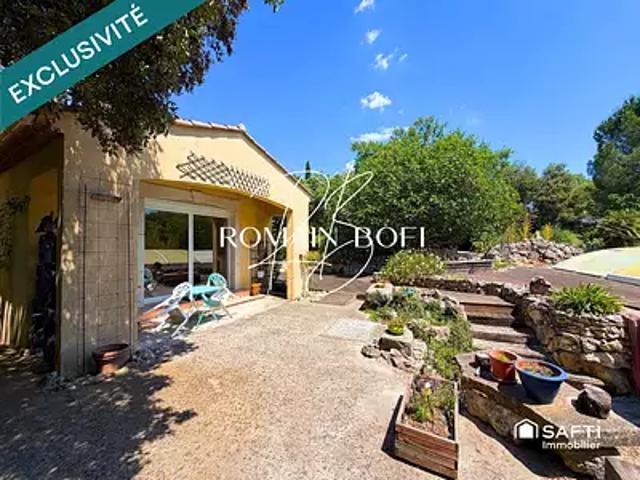 Sainte Anastasie 30190 Achat / Vente maison 4 pièces t4 piscine terrasse
