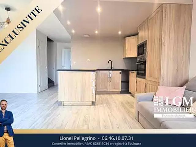 Sainte Foy de Peyrolières 31470 Achat / Vente appartement 3 pièces t3 piscine balcon