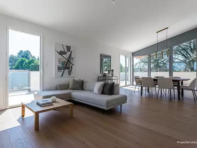 Sainte Foy lès Lyon 69110 Achat / Vente appartement 4 pièces t4 au dernier étage
