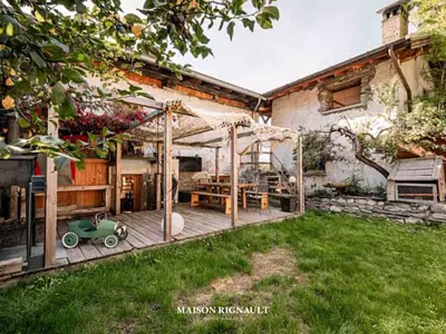 Sainte Foy Tarentaise 73640 Achat / Vente maison 6 pièces t6 terrasse