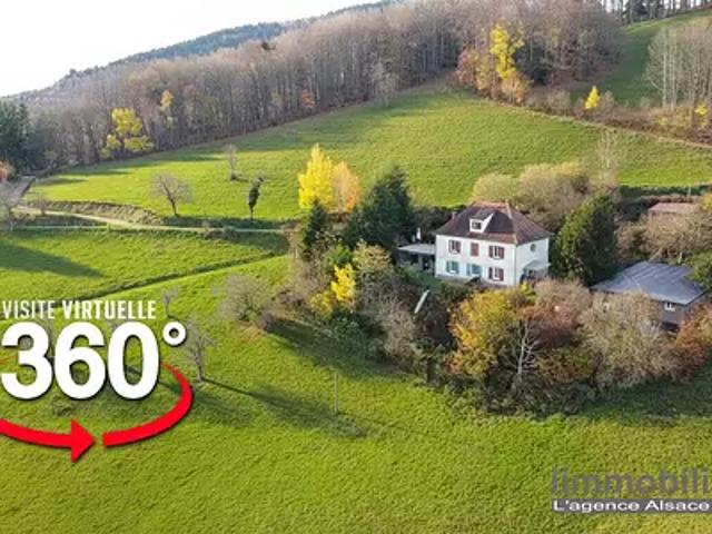 Sainte Marie aux Mines 68160 Achat / Vente maison 8 pièces t8 terrasse parking