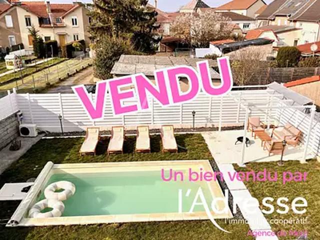 Sainte Marie aux Chênes 57255 Achat / Vente maison 5 pièces t5 piscine jardin