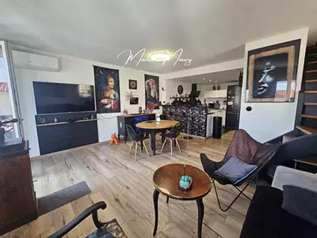 Sainte Marie la Mer 66470 Achat / Vente appartement 3 pièces t3 au dernier étage terrasse