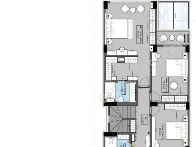 Sakura 1 Projesi Projesi 4+1 239m2 Satılık Villa