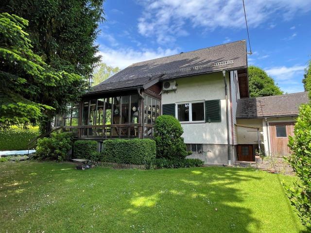 Salzburg Gnigl Parsch: 5 Zimmer Einfamilienhaus, 604 qm Grund, ruhig, sonnig, große Einzelgarage, GFZ 0,7