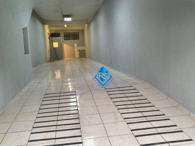 Salão em Vila Linda, Santo André/SP de 100m² para locação R$ 4.500,00/mes