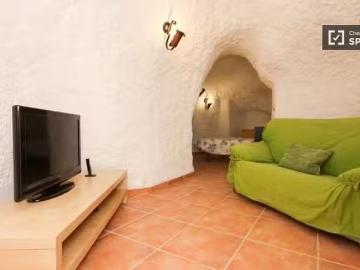 Sala de relax en apartamento en san francisco javier, granada