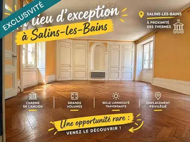 Salins les Bains 39110 Achat / Vente appartement 2 pièces t2