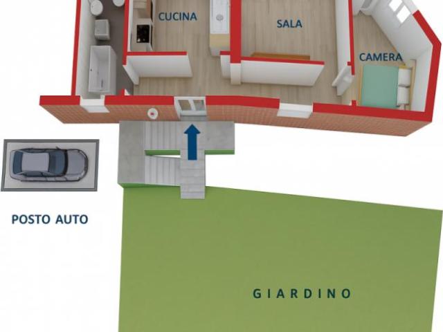 Salita Spagnoletta 6 5 vani 88mq