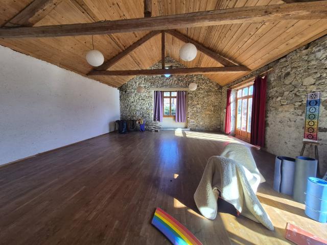 Salle d'activité en pleine nature