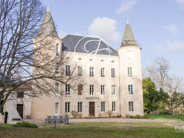 Salles Sur L'hers TOULOUSE/CARCASSONNE Château du XIXè + tr. 800m² Villefranche de Lauragais