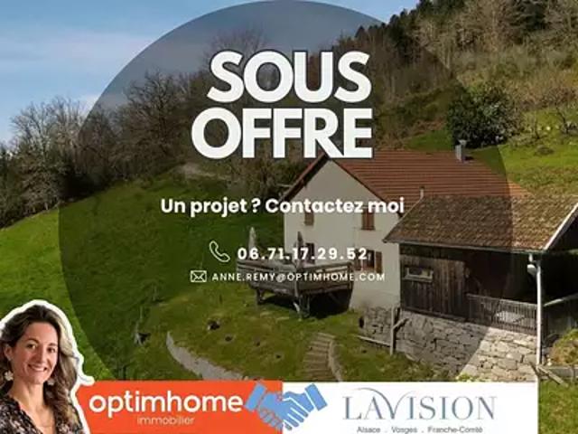 Sapois 88120 Achat / Vente maison 5 pièces t5 terrasse cave