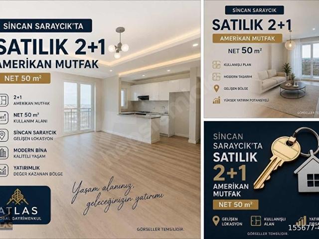 SARAYCIK SARAYKENT SATILIK AMERİKAN MUTFAK 2+1