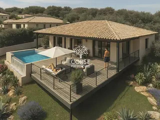 Sari Solenzara 20145 Achat / Vente maison 5 pièces t5 piscine terrasse