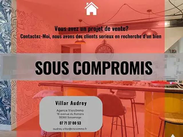 Sassenage 38360 Achat / Vente maison 6 pièces t6
