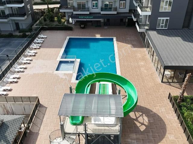 Satılık Eşyalı 1+1 Yeni Daire Alanya Oba Olıve Resort Sitesi