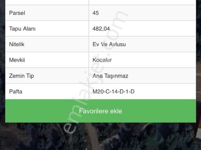 Satılık Kargir Köy Evi – Aydın / Bozdoğan / Haydere