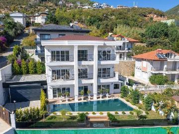 Satılık villa Antalya/alanya 5+1 Alanya Tepe Full Manzaralı