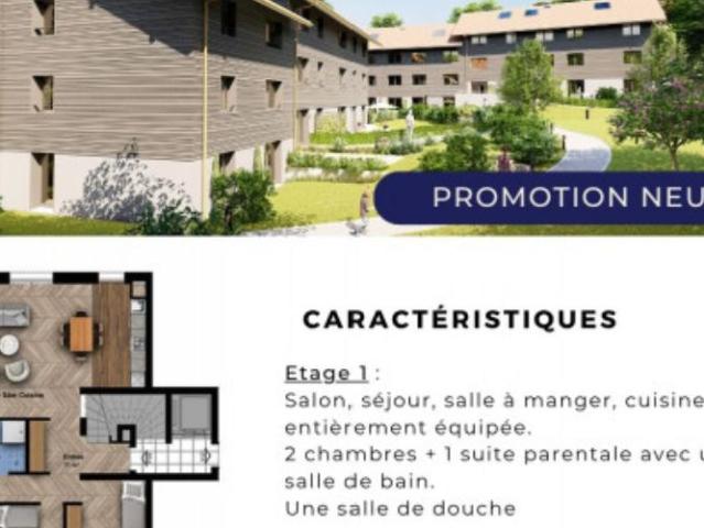 SATIGNY Magnifique duplex neuf dans un écrin de verdure !