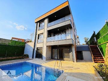 SATILIK 7+1 LÜKS VİLLA TEPEÖREN TAKASLI MÜSTAKİL HAVUZLU