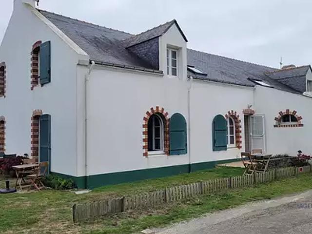 Sauzon 56360 Achat / Vente appartement 3 pièces t3 au dernier étage cave