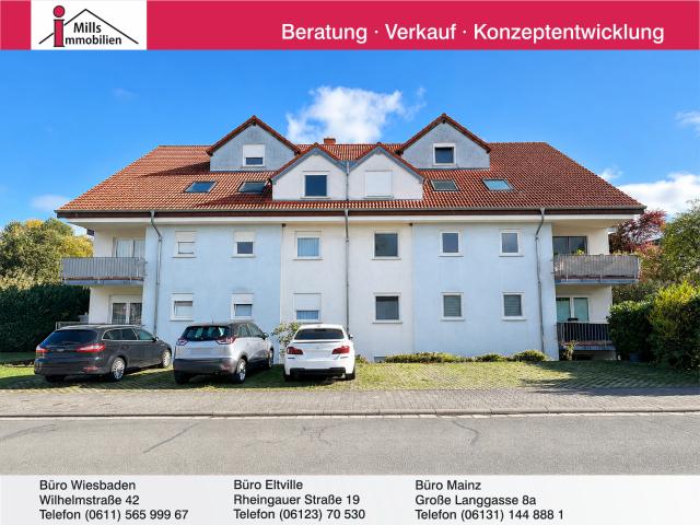 Saulheim: Top gepflegte und moderne Eigentumswohnung mit Terrasse und schönem kleinen Garten