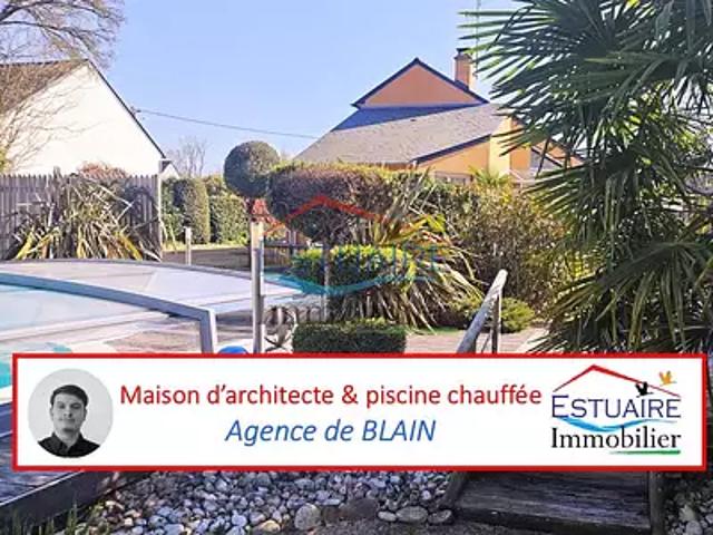 Savenay 44260 Achat / Vente maison 7 pièces t7 piscine parking