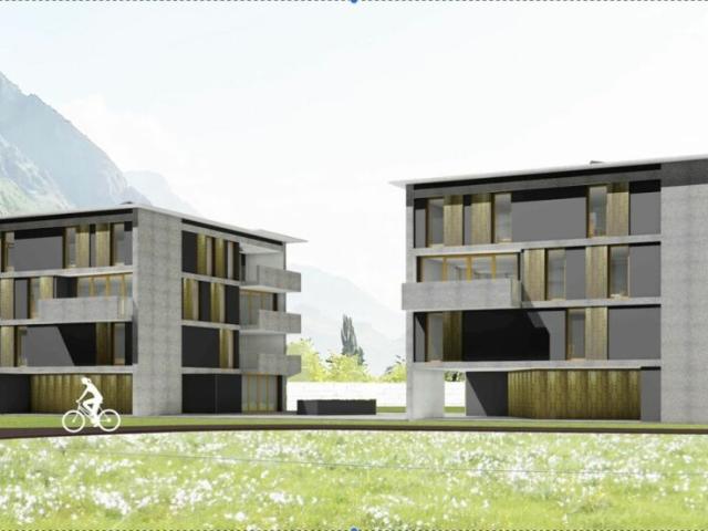 Saxon Superbe 3.5 pces avec jardin privatif de 250 m2