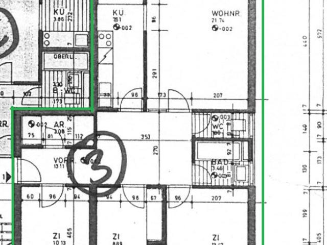 Sbg. Herrnau 4 Zimmer Wohnung mit Loggia in ruhiger Lage