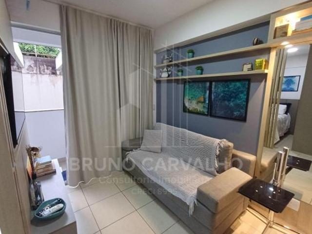 SGAN 910 APARTAMENTO DE 1 QUARTO MOBILIADO VARANDA GARAGEM COBERTA