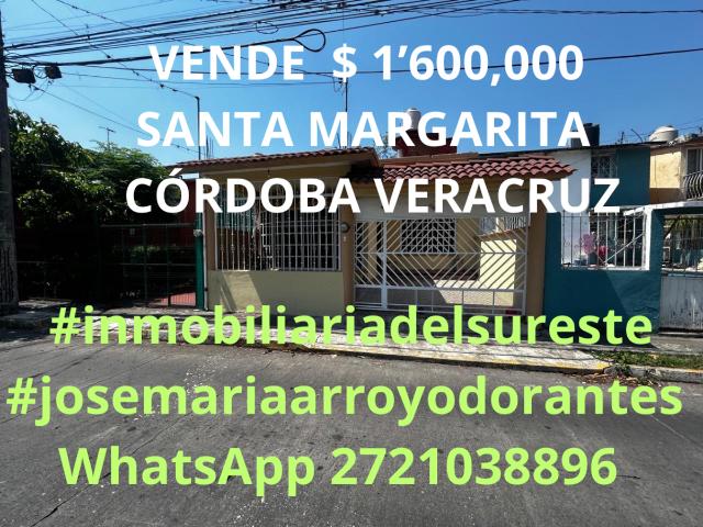 ?SE VENDE $1’600,000.00 CASA UNIDAD SANTA MARGARITA CÓRDOBA VERACRUZ