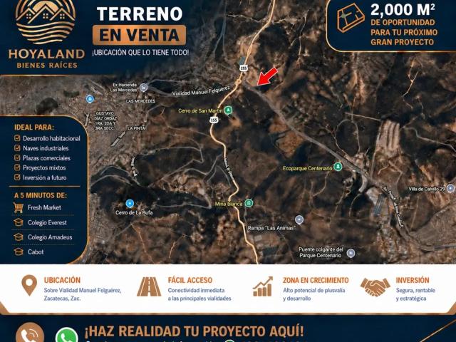 Se vende terreno en av. Vetagrande, Zacatecas, zac