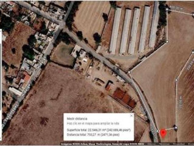 Se VENDE terreno en el centro de Villa de Tezontepec