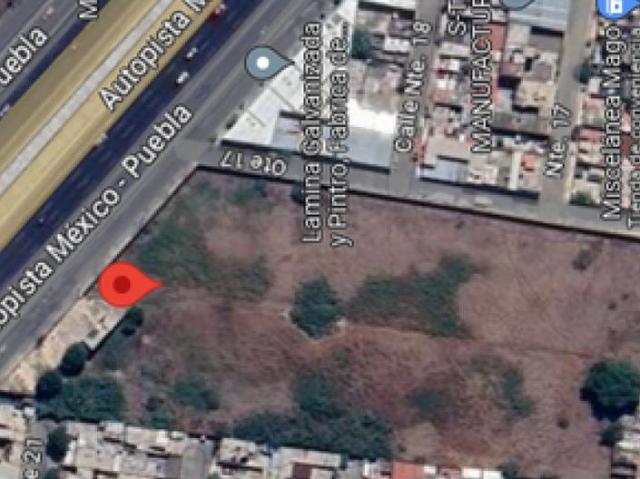 SE VENDE TERRENO EN LATERAL DE LA AUTOPISTA M?XICO PUEBLA KM 28