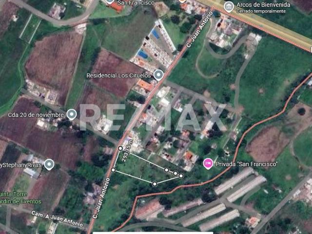 Se vende Terreno en Yecapixtla, Morelos