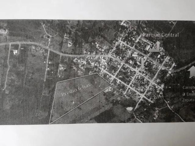 Se Vende Terreno Rustico, plano y céntrico en Emiliano Zapata