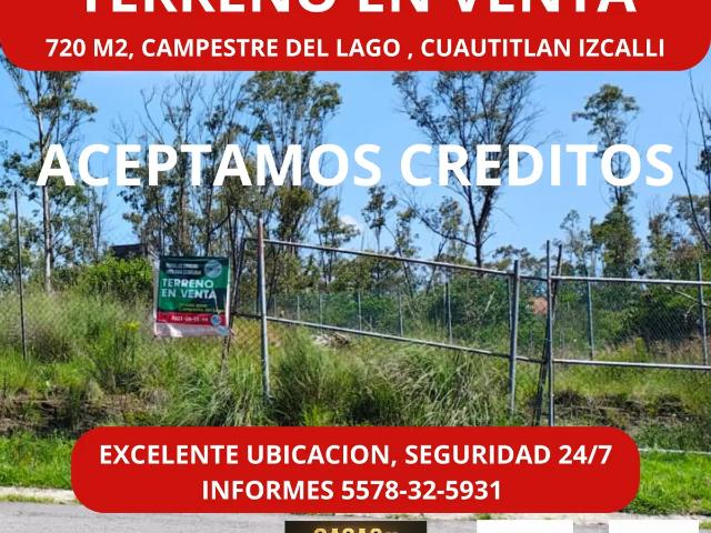 Se vende terreno 720m2