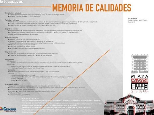 Se vende ático a estrenar en La Unión con 3 dormitorios, 2 baños y plaza de garaje