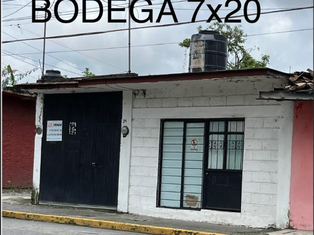 SE VENDE BODEGA 140 m2 Av Teresa Peñafiel No 34, Cp. 94390 Col Juárez Orizaba Veracruz