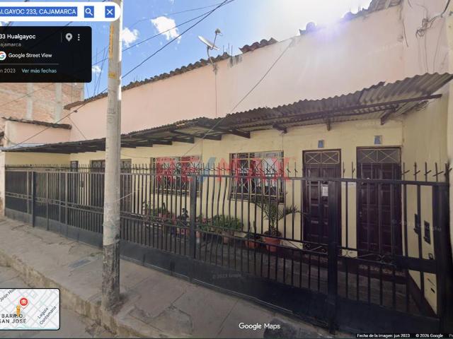 Se Vende Casa De 448.75 M2, Jr. Hualgayoc Nro 233, Barrio San José, Cajamarca