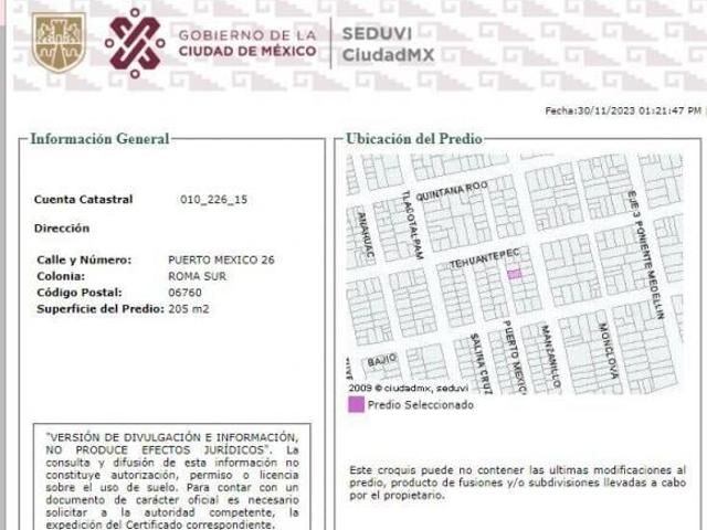 Se vende casa en Cuauhtemoc