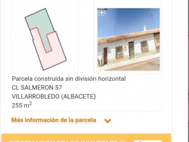 se vende casa vieja en villarrobledo