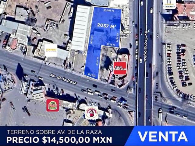 ? ¡SE VENDE COMO TERRENO SOBRE AV. DE LA RAZA!