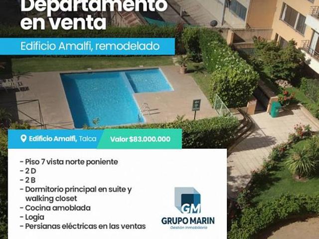 Se vende departamento Central edificio Amalfi remodelado