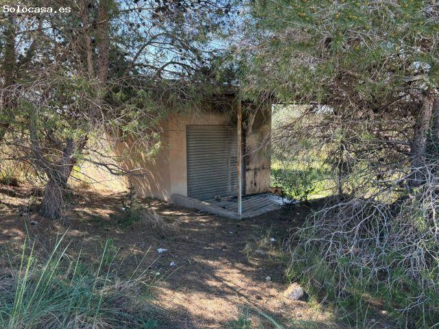 Se vende parcela de 3.000 metros cuadrados con una casa/almacén de 26 metros cuadrados junto a la Ro