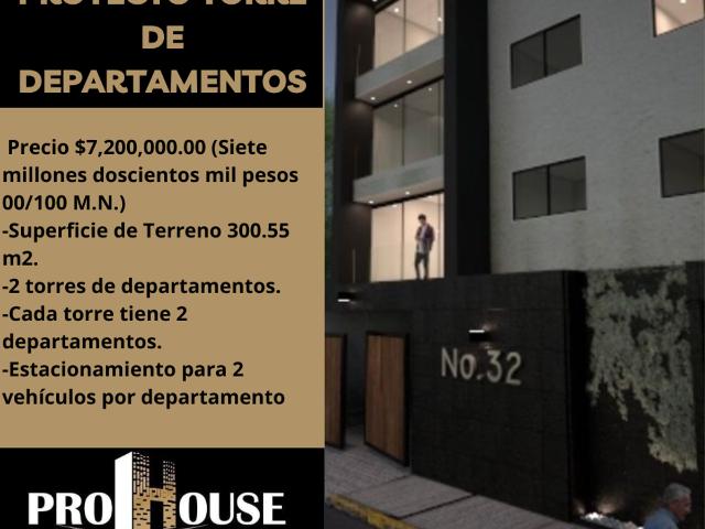 SE VENDE PROYECTO DE TORRES DE DEPARTAMENTOS