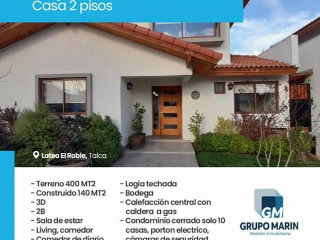 se vende propiedad en exclusivo Loteo El Roble